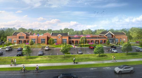 Rendering of Fairfax County's Lorton District Police Station and Animal Shelter