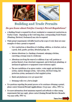 Building and Trade Permits (Unpermitted Construction) Flyer