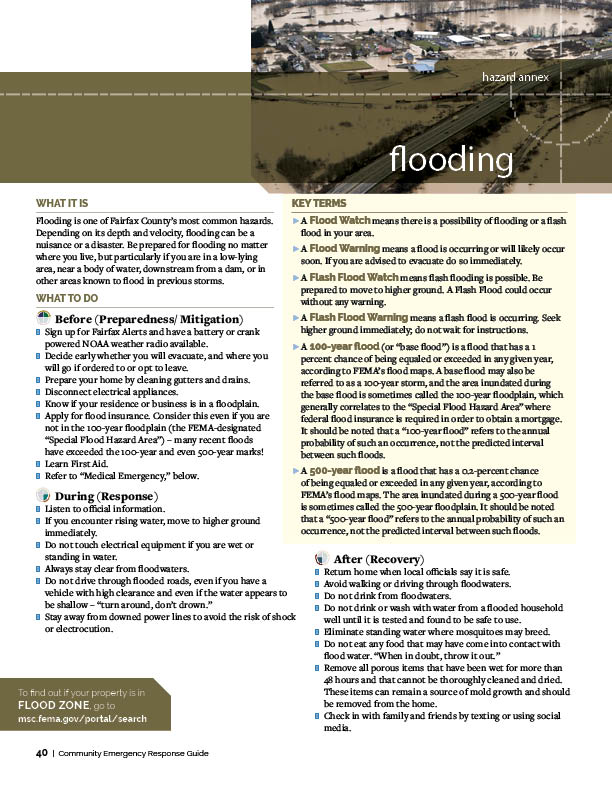 Flooding Hazard Annex