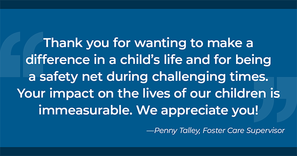 Thank You from Penny Talley
