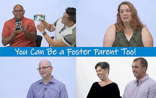 You Can Be a Foster Parent, Too video photo collage