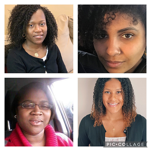 photo collage of four people: Nakejah Allen, Monique White; Giovonna Perry Ruffner, Breyanna Guiden