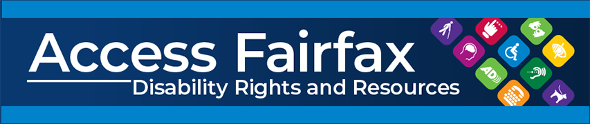 Disability Rights and Resources - Access Fairfax e-news banner graphi