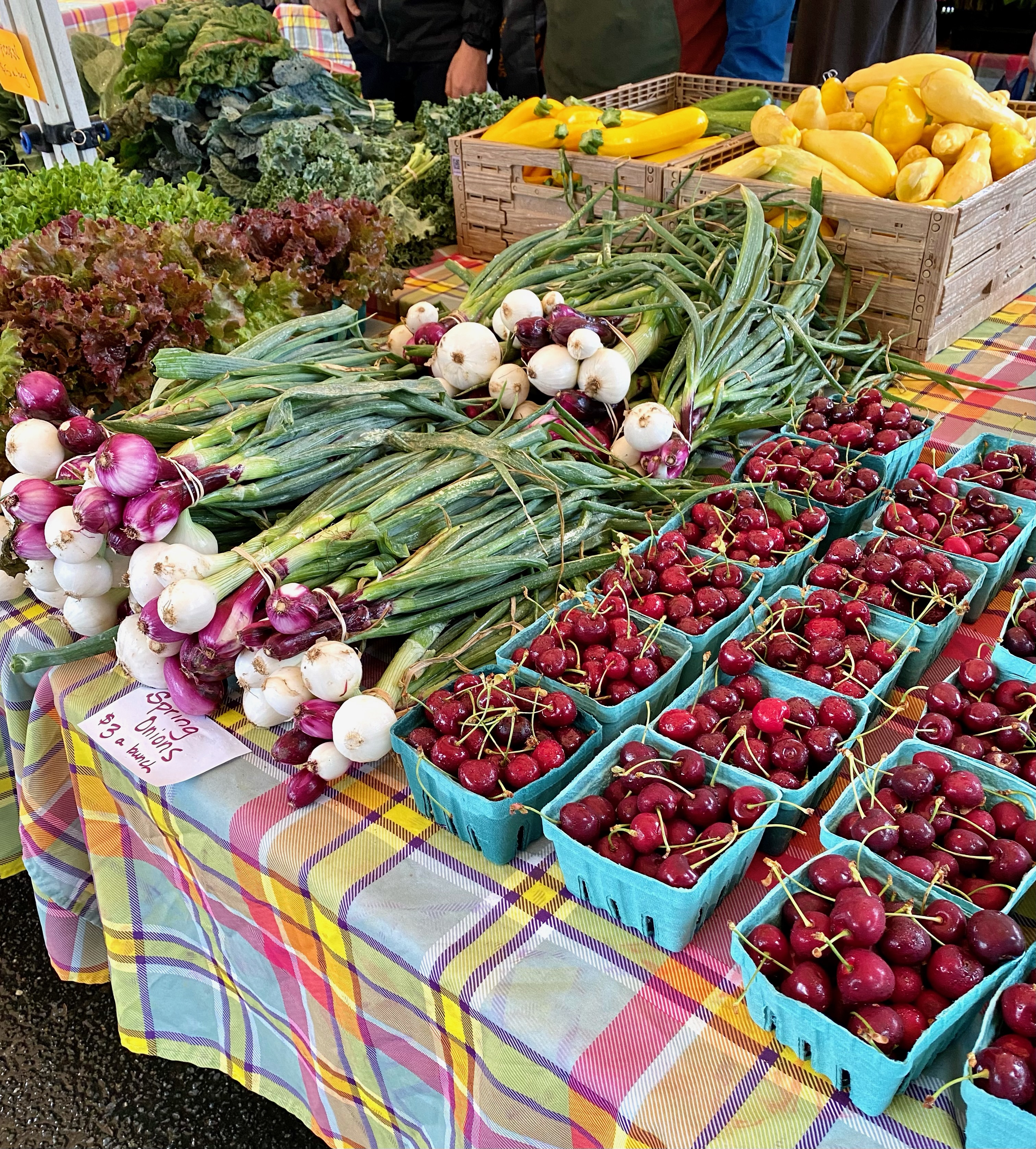 Produce at Fairfax County Farmers Market