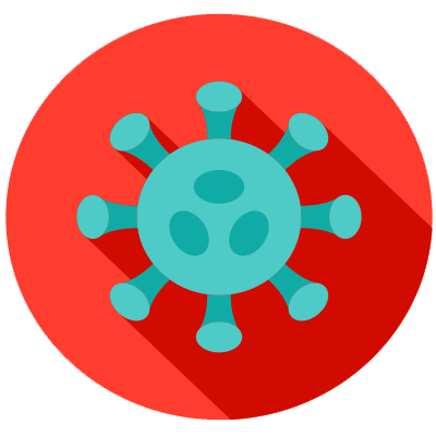 icon of the virus that causes COVID-19