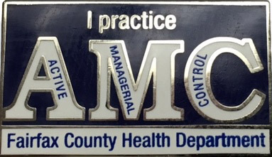 "I practice AMC" awardee pin