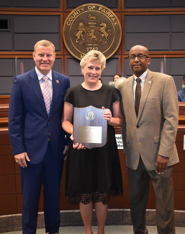 Sharon Arndt was recognized by the Board of Supervisors as a 2022 Onthank Award recipient.