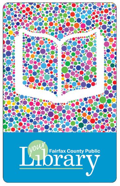 library card for Fairfax County Public Library branches
