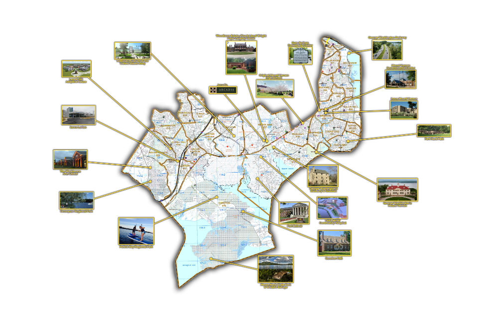 Mount Vernon District Map & Sites