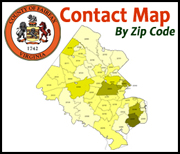 Contact Map (by zip code)