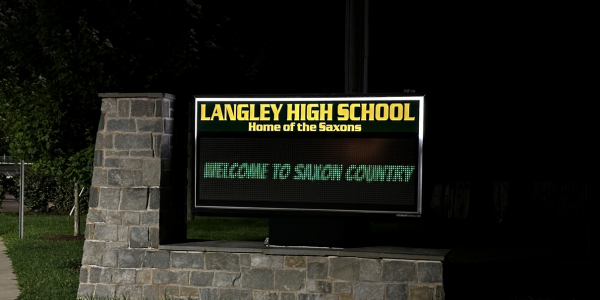 Langley High School Electronic Sign