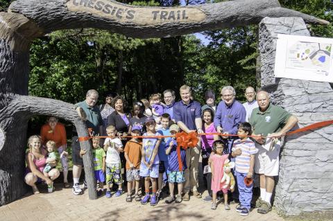 Ribbon-cutting Marks Completion of Family Recreation Area