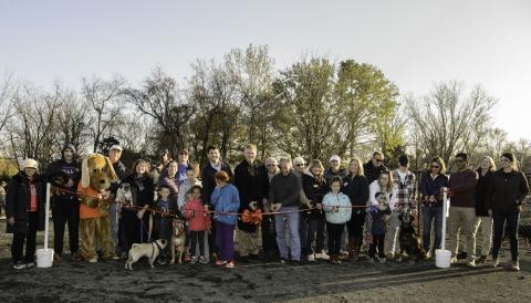 Monticello Park Dedication Highlights Dog Park, Other Amenities