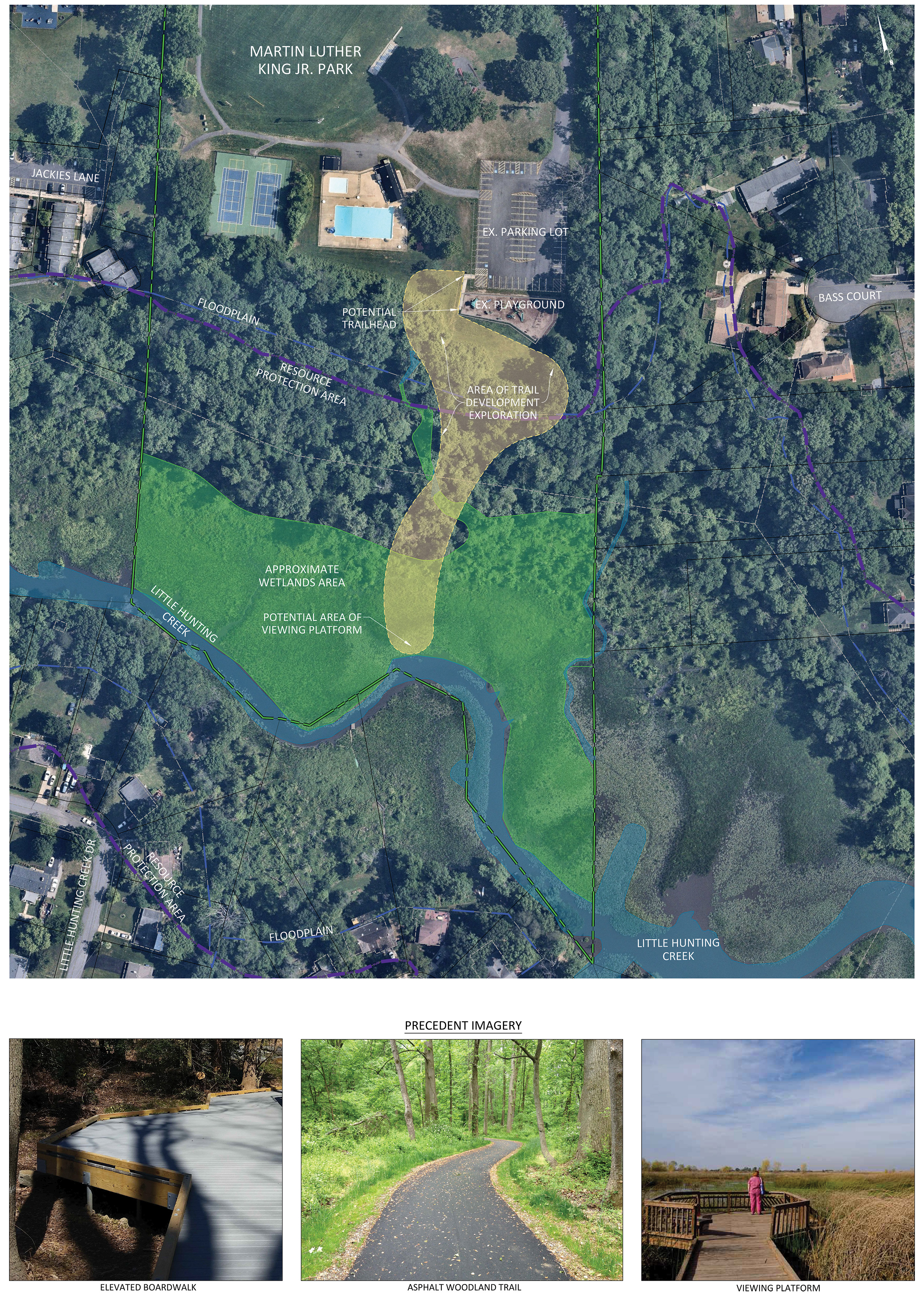 Gum Springs Trail Concept Site Map