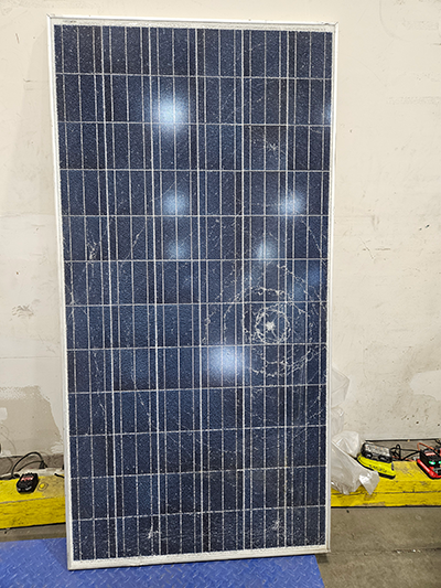Solar Panel at processing facility