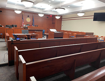 Photo: Courtroom rennovations