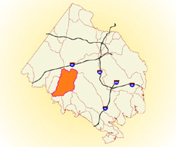 overview map of watershed area