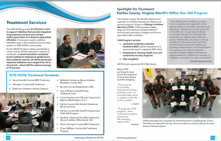 Two pages from HIDTA annual report