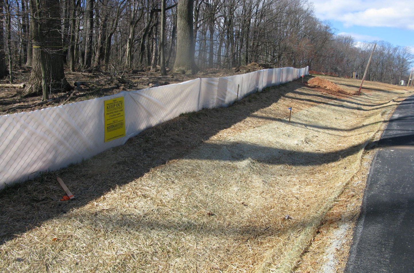 diversion fencing at Rivermont