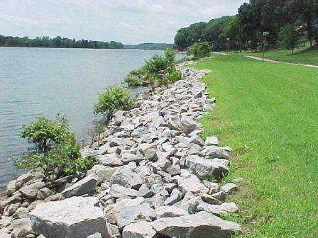 Riprap. Photo credit: US Army Corps of Engineers.