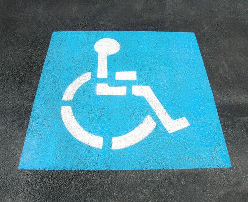 handicap parking symbol