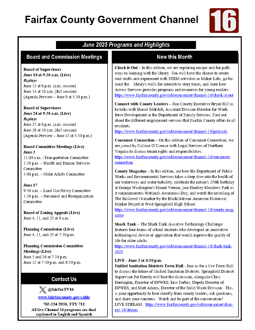 June Program Guide Page 2