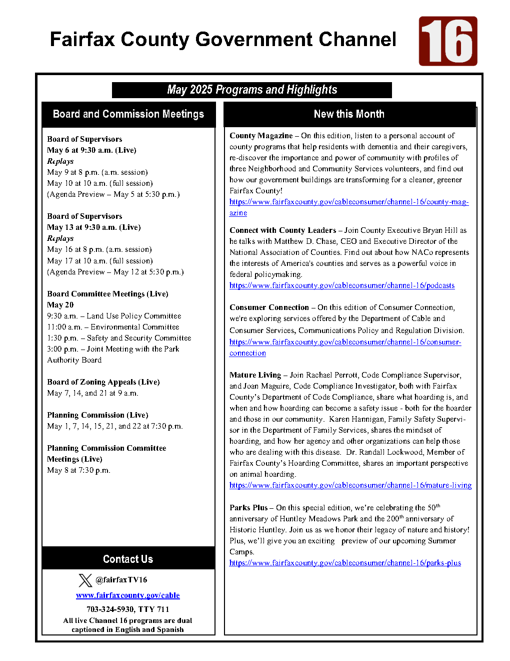May Program Guide Page 2