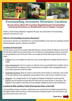 Freestanding Accessory Structure