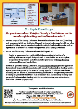 Multiple Dwelling Units flyer