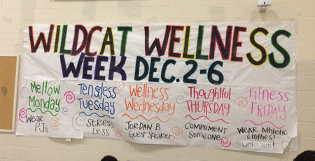 Poster for "Wellness Week" events