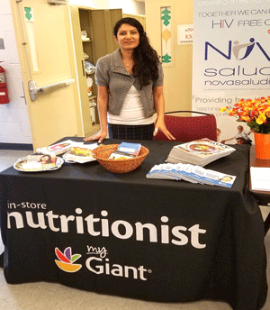 Photo of volunteer nutritionist