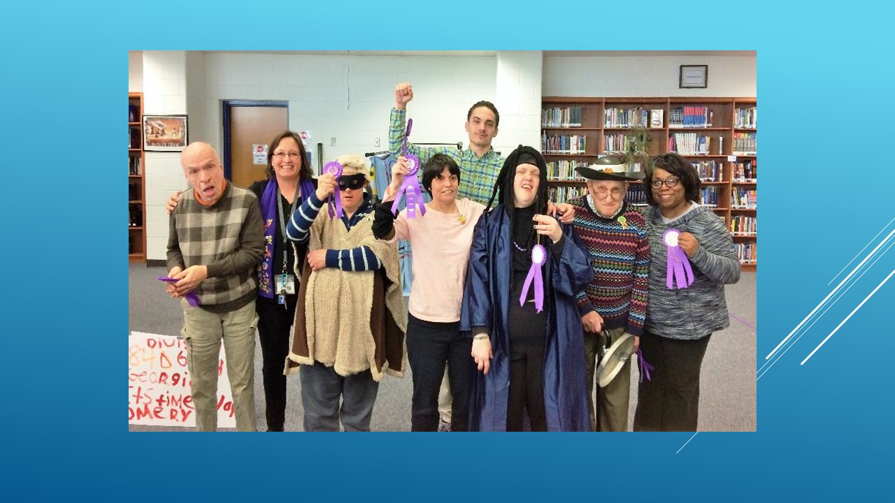 Photo of group of people with developmental disabilities