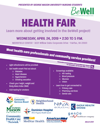 Image of health fair flier