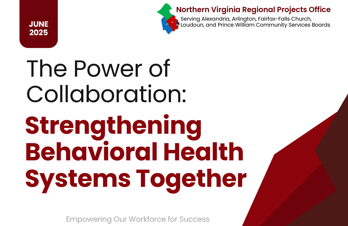 A graphic with words The Power of Collaboration: Strengthening Behavioral Health Systems Together - June 2-3, 2025.