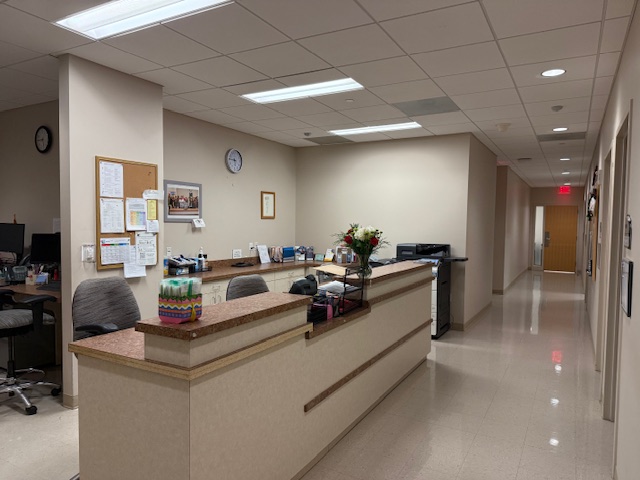 Addiction Medicine Clinic Reception Desk