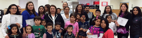 Photo of ACT program graduates and families