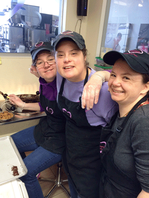 Photo of workers at Cameron's Chocolates