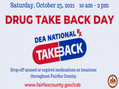 Drug Takeback Day graphic for Twitter