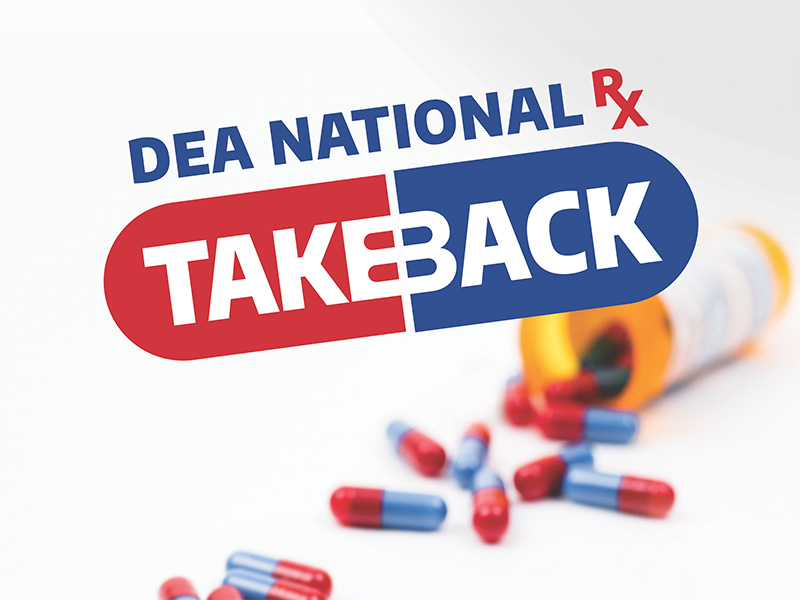 October 28, 2023 Drug Take Back Day logo