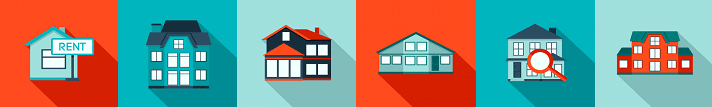 Illustrations of housing options