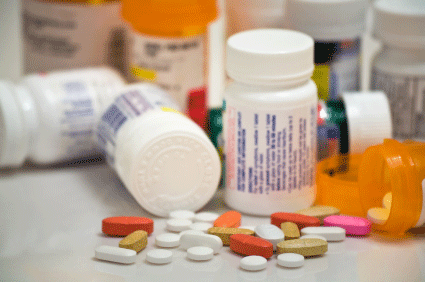 Photo of prescription pills and bottles