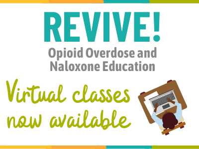 REVIVE! opioid overdose reversal training online training with person at computer