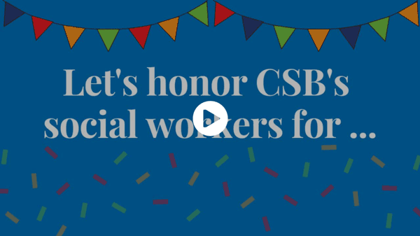 Capture of CSB social workers video