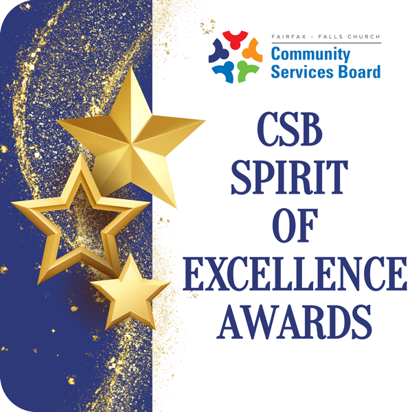 gold medal with text CSB Spirit of Excellence Award below