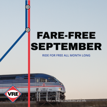 VRE Free Fare Sept