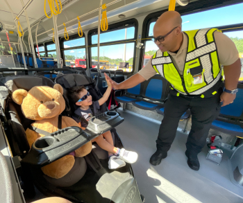 double stroller on bus