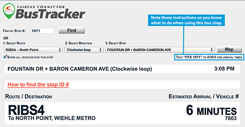 Bustracker By Route Image