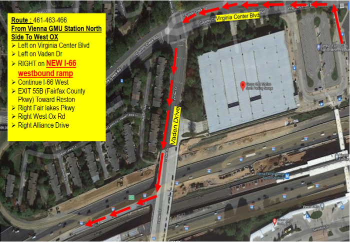 Vienna GMU Station North Connector Detour