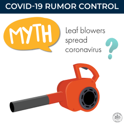 GRAPHIC - "Myth: I can get COVID-19 from takeout food"
