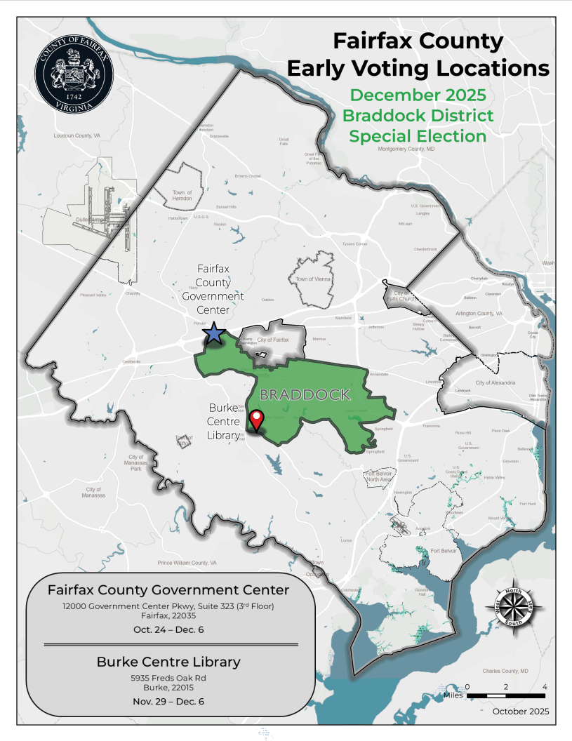 Early Voting Location Map - Dec. 9